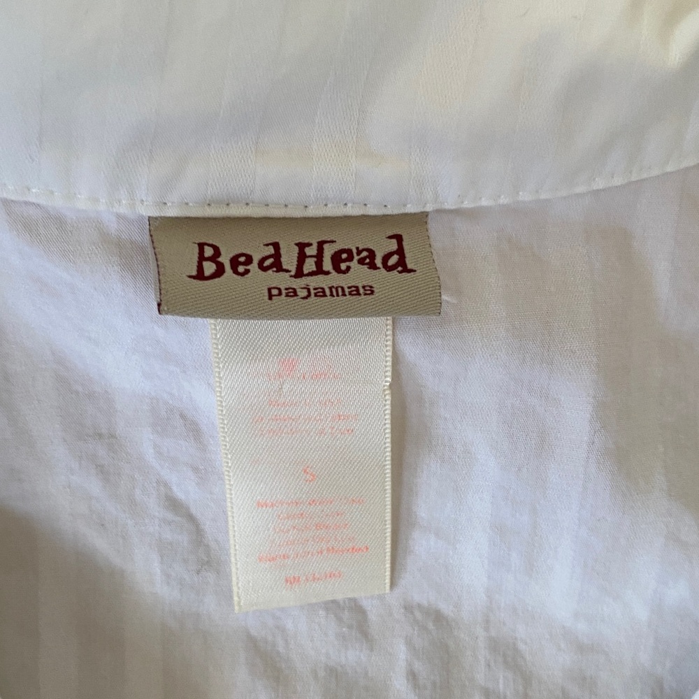 ❤️ Bed Head 3D Stripe Classic Shorty PJ Pajama Two-Piece Set Size Small - Picture 4 of 16